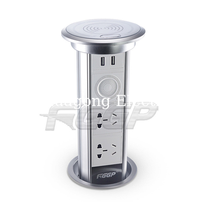 Electric 3 X Israel TUV Pop Up Counter Outlet For Office Table