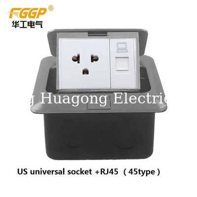 110V 250V 3.4A 5V Output USB Dual Charger Pop Up Floor Outlet