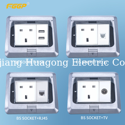 16a 250v Max. ISO Floor Socket Box Pop Up Type IP44