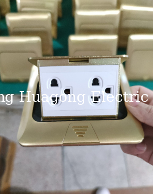 Output USB Dual 3.4A 5V CUL Stainless Steel Floor Socket