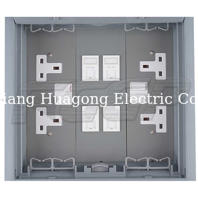 Residential Waterproof Recessed Floor Box 20A Electrical Raised Floor Box