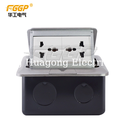 20a Raised Pop Up Electrical Floor Socket With LAN And Voice