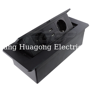 20 Amps 250V Table Pop Up Outlets With Aluminium Alloy Cover