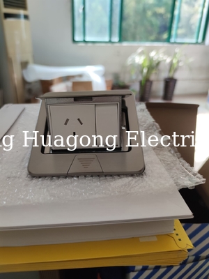125V 20A Pop Up Floor Receptacle QR35A Electrical Floor Power Outlet