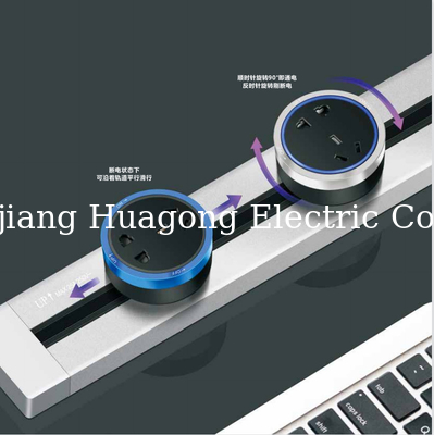 FGGP Kitchen Electrical Desktop Wall Power Track Socket Rail Outlet Wireless Removable Outlet/Track Socket