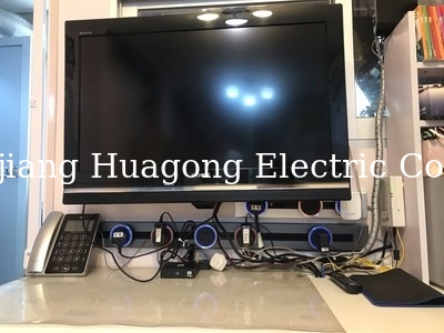 Aluminum Wall Power Track Socket Embedded Office Kitchen Use Track System
