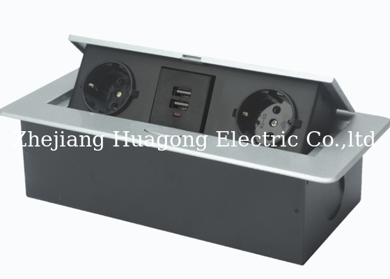 Retractable Universal Table Pop Up Outlets Desktop Explosion Proof 13amp Usb Waterproof Sockets