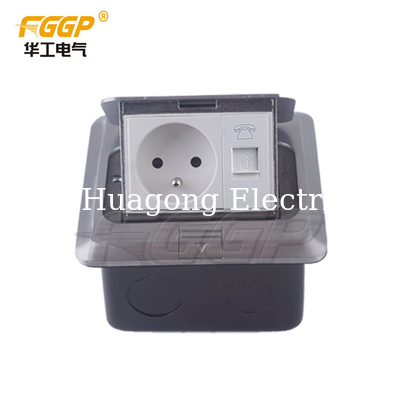 Copper Alloy 110 V Waterproof Floor Outlet 13amps French Module